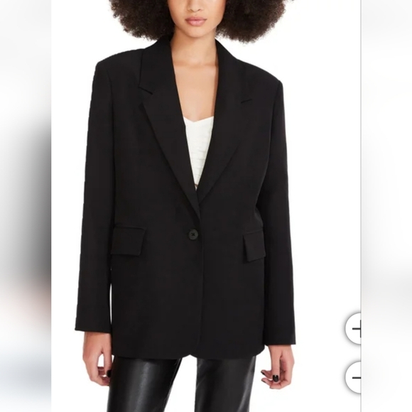 NWT- Steve Madden blazer in black-Medium - Picture 4 of 6